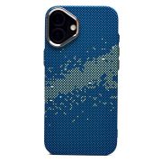 Чехол iPh 16 Plus пластик Luxo Life с SafeMag синий 135