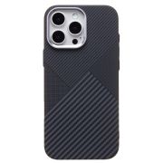 Чехол iPh 16 Pro Max пластик Luxo Life с SafeMag чёрный 122