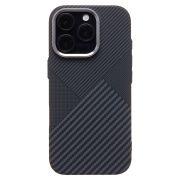 Чехол iPh 16 Pro пластик Luxo Life с SafeMag чёрный 122
