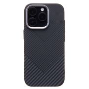 Чехол iPh 16 Pro пластик Luxo Life с SafeMag чёрный 124