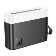 Аккумулятор внешний 50000 mAh Hoco J94A PD20W/QC3.0 с фонариком чёрный