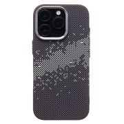 Чехол iPh 16 Pro пластик Luxo Life с SafeMag чёрный/серый 136