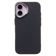 Чехол iPh 16 пластик Luxo Life с SafeMag чёрный 123