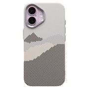 Чехол iPh 16 пластик Luxo Life с SafeMag серый 125