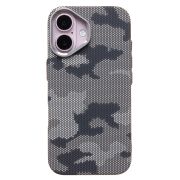 Чехол iPh 16 пластик Luxo Life с SafeMag чёрный/серый 126