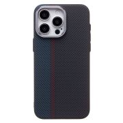 Чехол iPh 15 Pro Max пластик Luxo Life с SafeMag чёрный/синий тех.уп.120