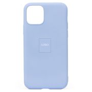 Чехол iPh 11 Pro Max силикон Full Soft Touch с лого синий