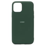 Чехол iPh 11 Pro силикон Full Soft Touch с лого зелёный