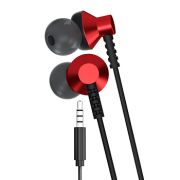 Наушники с микрофоном Walker H725 красные