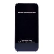 Защитное стекло для iPh 13/13 Pro/14 чёрное приватное Антишпион Full 2,5D