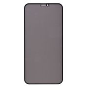 Защитное стекло для iPh 11/XR чёрное приватное Антишпион Full 2,5D