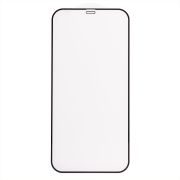 Защитное стекло для iPh 12 Pro Max чёрное Full Flex HD