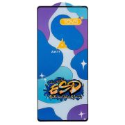 Защитное стекло для Tecno Pova 6 4G чёрное Brera Full 2,5D