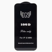 Защитное стекло для iPh 12 mini чёрное Brera Full 3D Premium
