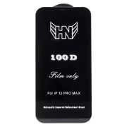 Защитное стекло для iPh 12 Pro Max чёрное Brera Full 3D Premium
