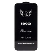 Защитное стекло для iPh 11/XR чёрное Brera Full 3D Premium