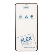 Защитное стекло для iPh 11 Pro Max/XS Max чёрное Cellis Full Flex Pro