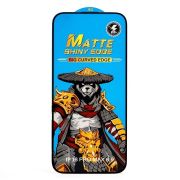 Защитное стекло для iPh 16 Pro Max чёрное матовое Full Matte