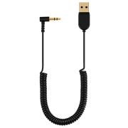 Аудио-ресивер Bluetooth-адаптер BR-05 Bluetooth/AUX чёрный