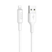 Кабель USB - Lightning Hoco X25, 2A, 1м, белый