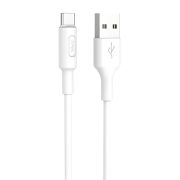 Кабель USB - Type-C Hoco X25, 2A, 1м, белый
