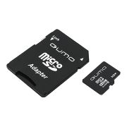 Карта памяти 4GB - Qumo карта памяти microSDHC сlass 10 с адаптером UHS-1