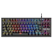 Клавиатура Defender тёмный Arts GK-375 механическая игровая с подсветкой USB