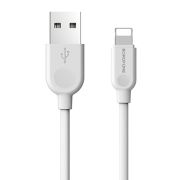 Кабель USB - Lightning Borofone BX14, 2.4A, 1м, белый