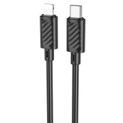 Кабель Type-C - Lightning Hoco X88, 3А/PD20W, 1м, чёрный