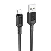 Кабель USB - Lightning Borofone BX111, 2.4A, 1м, чёрный