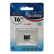 Карта памяти 16GB - Smartbuy карта памяти microSDHC сlass 10 без адаптера