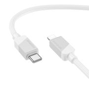 Кабель Type-C - Lightning Borofone BX107, 3А/PD27W, белый