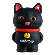 Накопитель USB 32Gb Smartbuy Wild котёнок чёрный