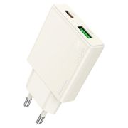 Адаптер Сетевой - Hoco N45, 1USB/1USB-C/QC3.0/PD30W белый