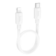 Кабель Type-C - Lightning Hoco X96, 3A/PD27W, 0.25м, белый