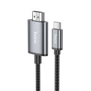 Видеокабель - Кабель HDMI (m) - Type-C (m) Hoco UA27 HD 2м серый