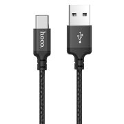 Кабель USB - Type-C Hoco X14, 3A, 1м, чёрный