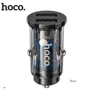 Адаптер Автомобильный - Hoco DZ3, 2USB/2.4A, чёрный