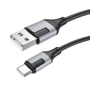 Кабель USB - Type-C Borofone BX101, 3A, 1м, чёрный