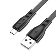 Кабель USB - MicroUSB Borofone BX85, 2.4A, 1м, чёрный