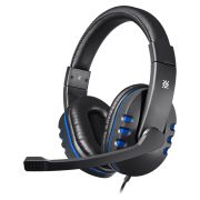 Гарнитура Defender Warhead G-160 накладные игровая чёрно синяя