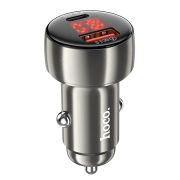 Адаптер Автомобильный - Hoco Z50, 1USB/1USB-C/QC3.0/PD20W серый
