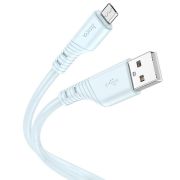 Кабель USB - MicroUSB Hoco X97, 2.4A, 1м, синий