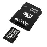 Карта памяти 256GB - Smartbuy карта памяти microSDHC сlass 10 с адаптером UHS-1