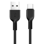 Кабель USB - Type-C Hoco X13, 2.4A, 1м, чёрный