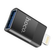 Переходник Type-C (m) - USB (f) Hoco UA17 чёрный