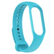Ремешок Xiaomi Mi Band 7 силикон на кнопке голубой