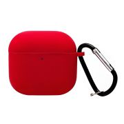Чехол для AirPods 4 Soft touch красный