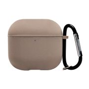 Чехол для AirPods 4 Soft touch коричневый