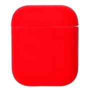 Чехол для AirPods Soft touch красный
